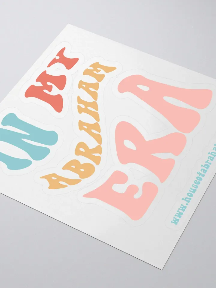 In My Abraham Era - Sticker product image (1)