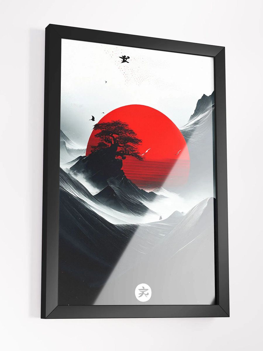 Geometric abstract art in Japanese style product image (3)