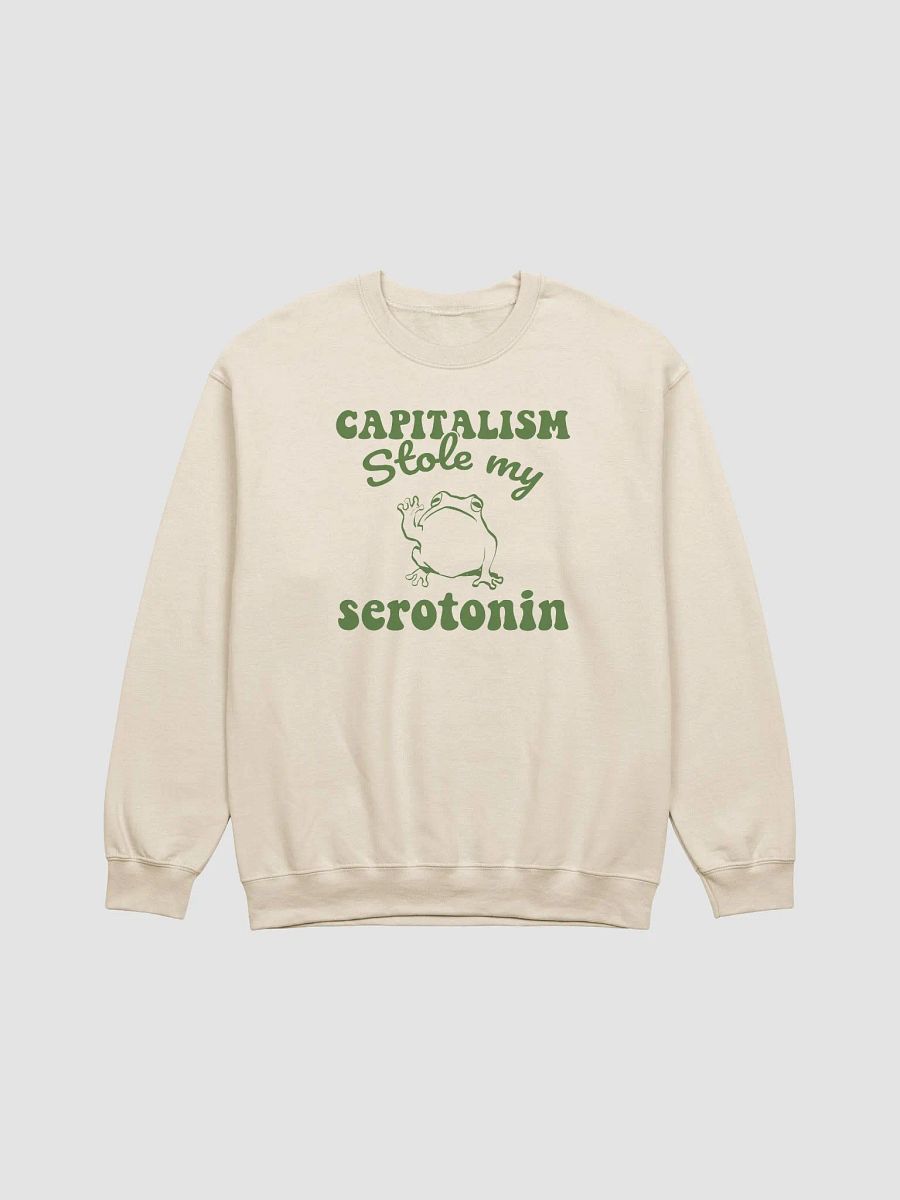 Capitalism stole my serotonin Crewneck product image (1)