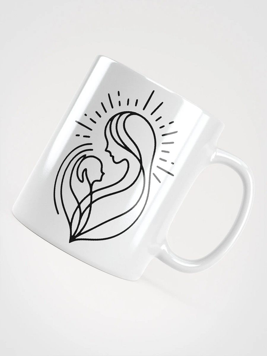 Mother and Baby Line Art Ceramic Mug product image (4)