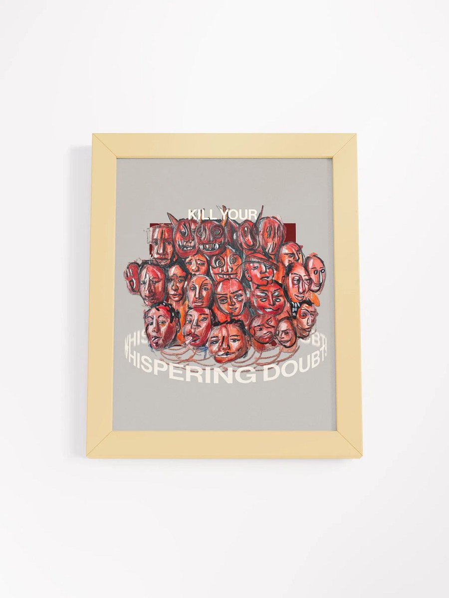 Whispering doubts Framed prints product image (3)
