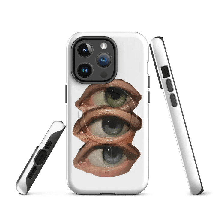 Tri-Eyed Textured Artwork iPhone® Tough Case product image (3)
