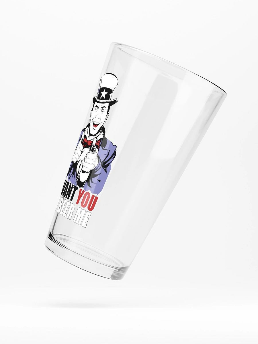 I Want You to Beer Me Pint Glass product image (5)