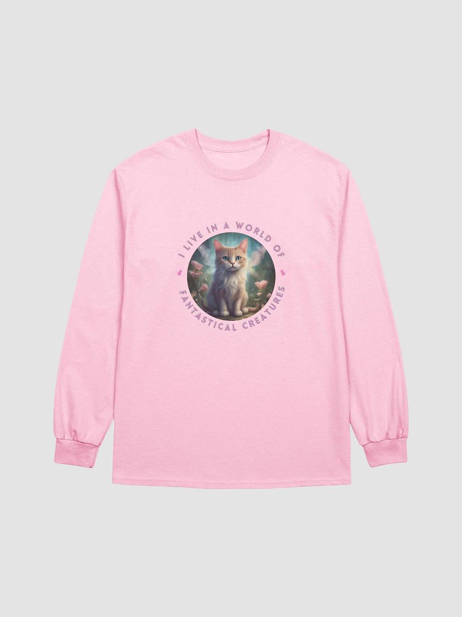 I Live in a World of Fantastical Creatures Kitten T-shirt product image (7)