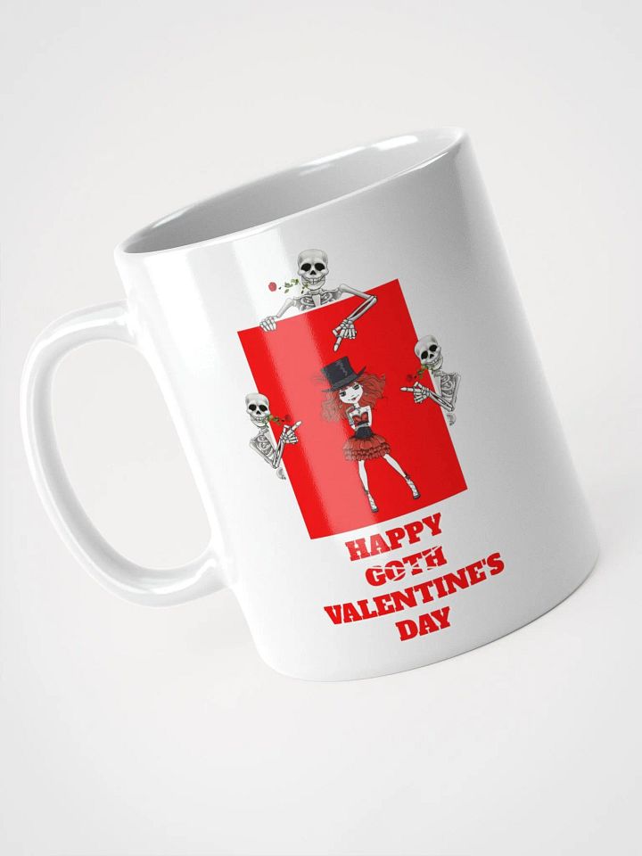 Happy Goth Valentine's Day White Mug product image (3)