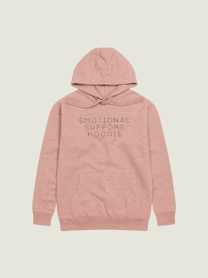 Emotional Support Hoodie (Pink) product image (1)