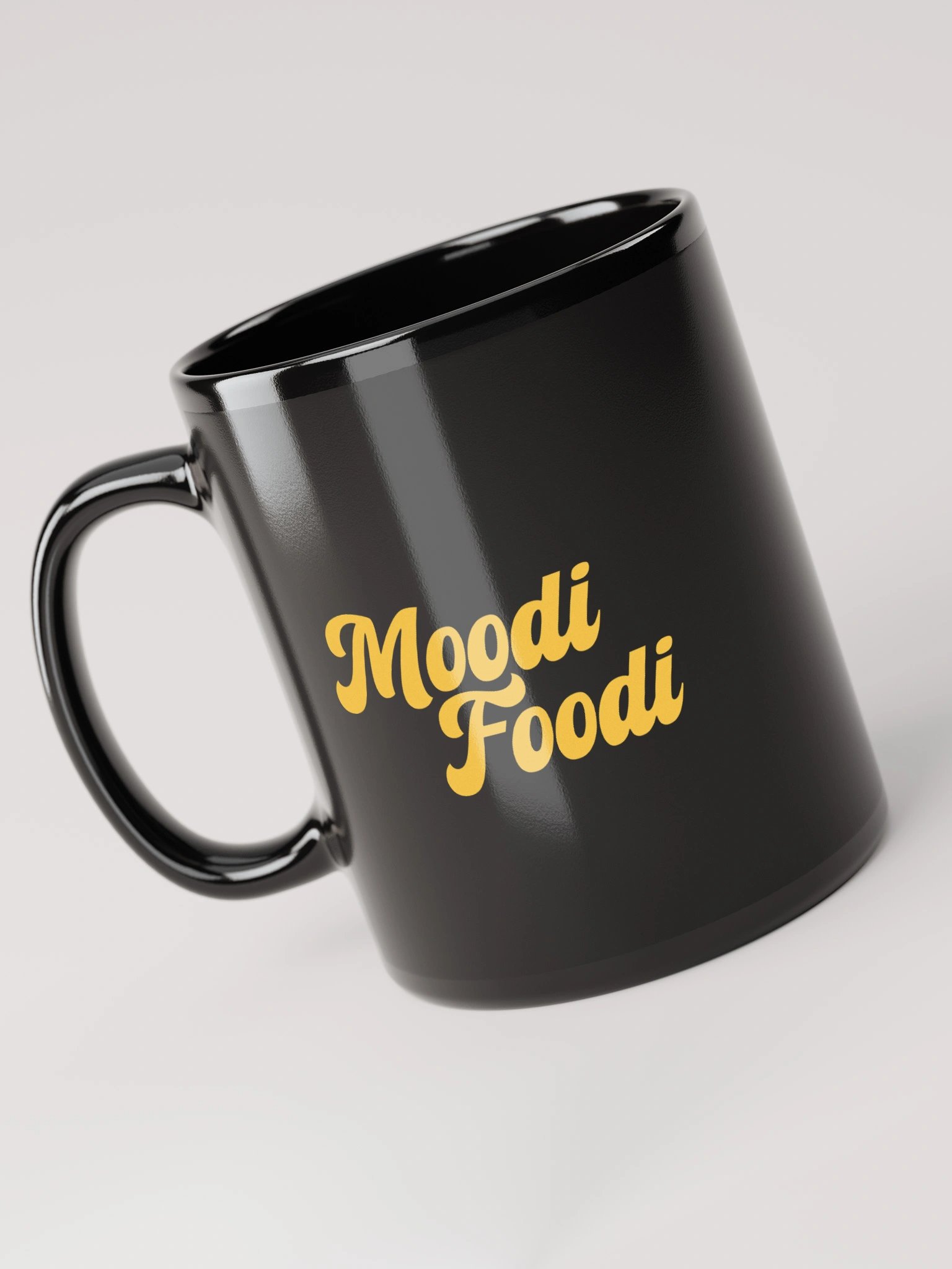 Moodi Foodi Originals Black Mug – Mustard with Matte Center Finish product image (4)