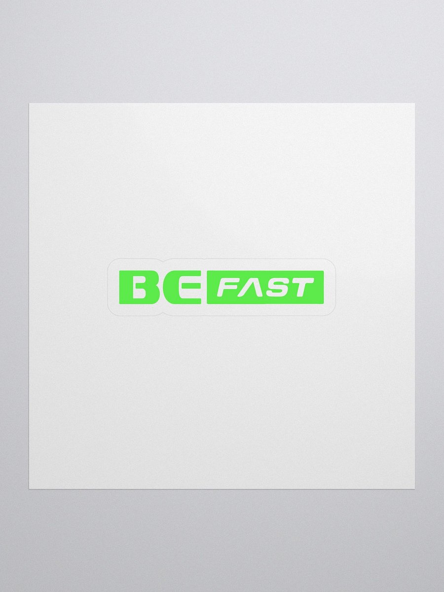 🟩 BEFAST Sticker – Green Edition product image (1)