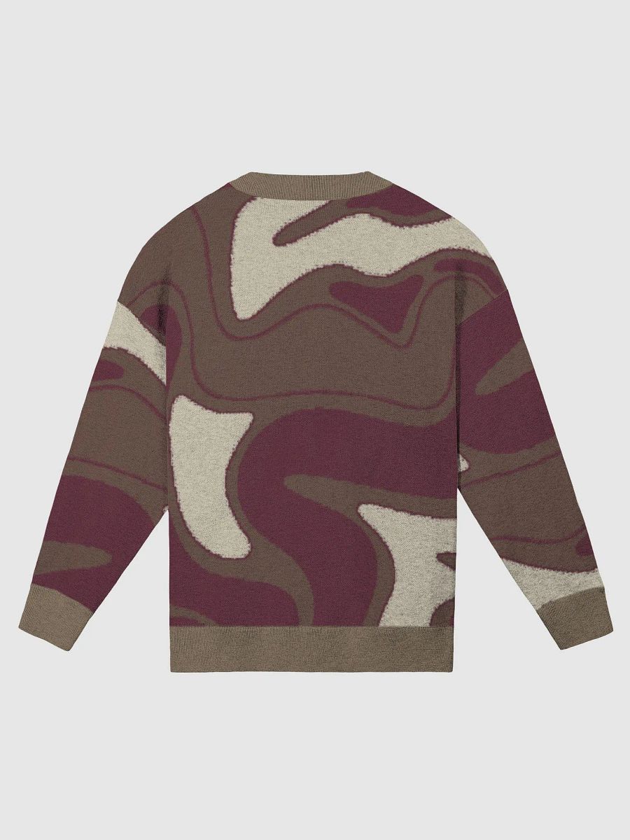 Jacquard Knit Crewneck Sweater - Toffee product image (2)