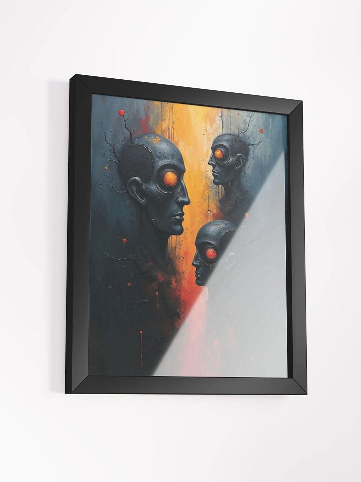 Ethereal Glowing Eyes Framed Print product image (10)