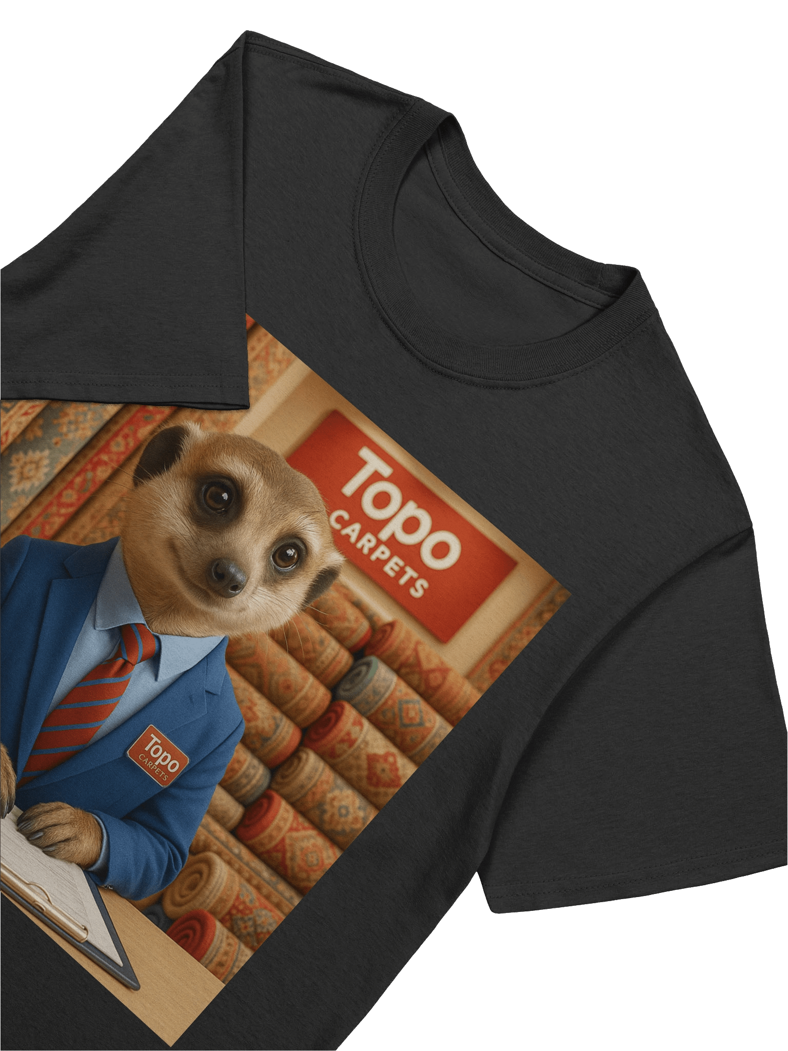 Meerkat Carpet Salesman Unisex T-Shirt product image (60)