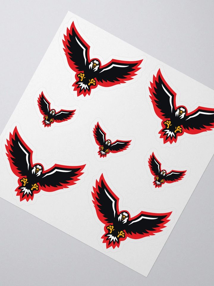 Eagle Logo Grid Kiss Cut Stickers product image (5)