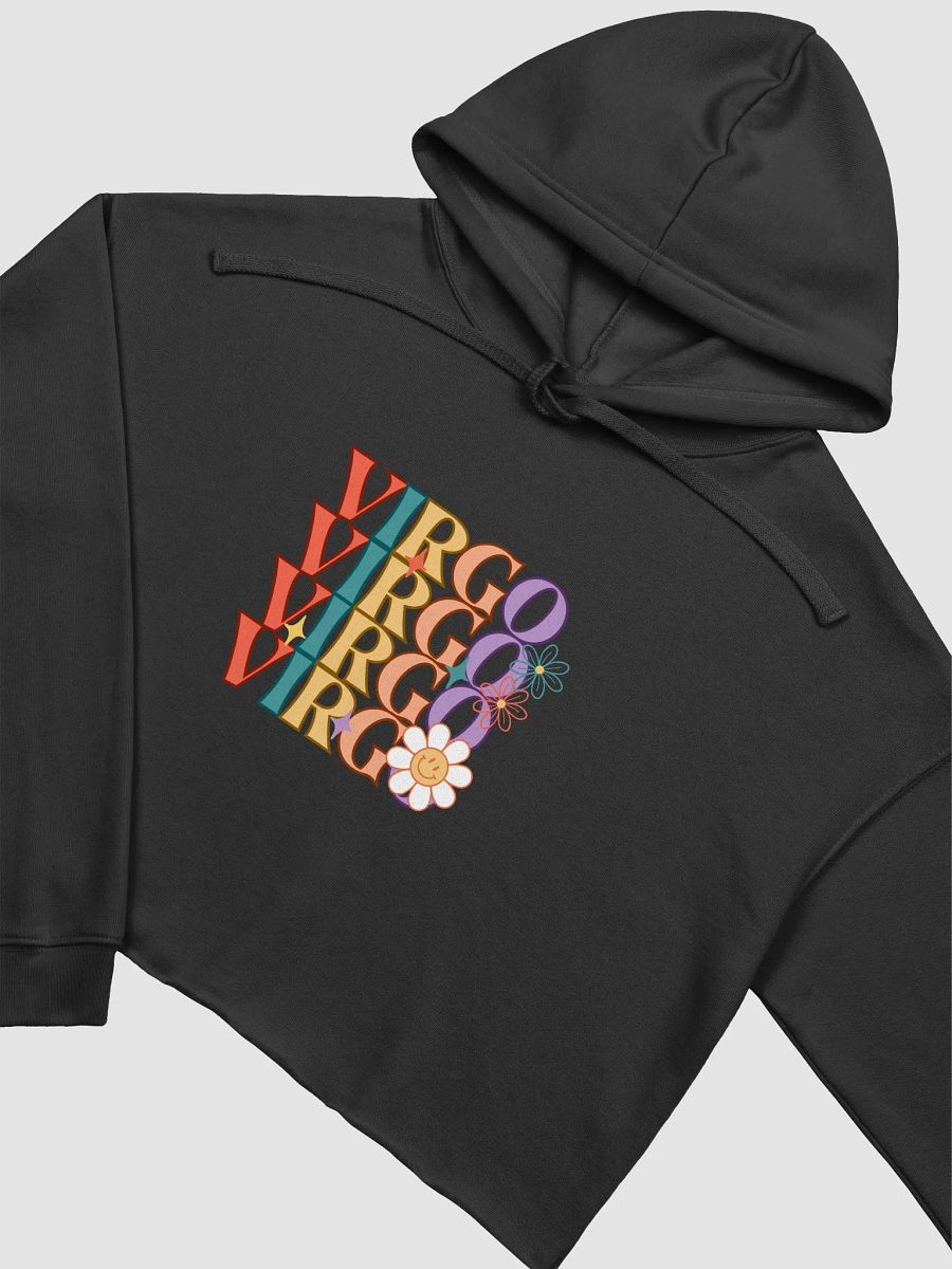 Virgo Groovy Cropped Hoodie product image (3)