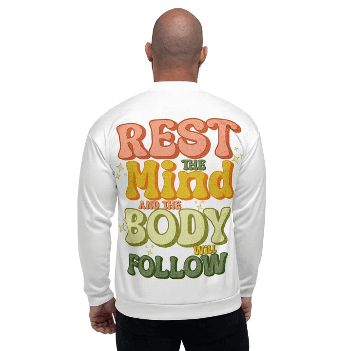 Mindful Reflections All-Over Bomber Jacket product image (2)