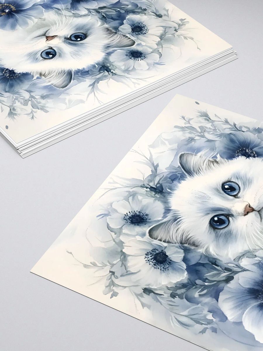 Anemone Cat Stickers product image (4)