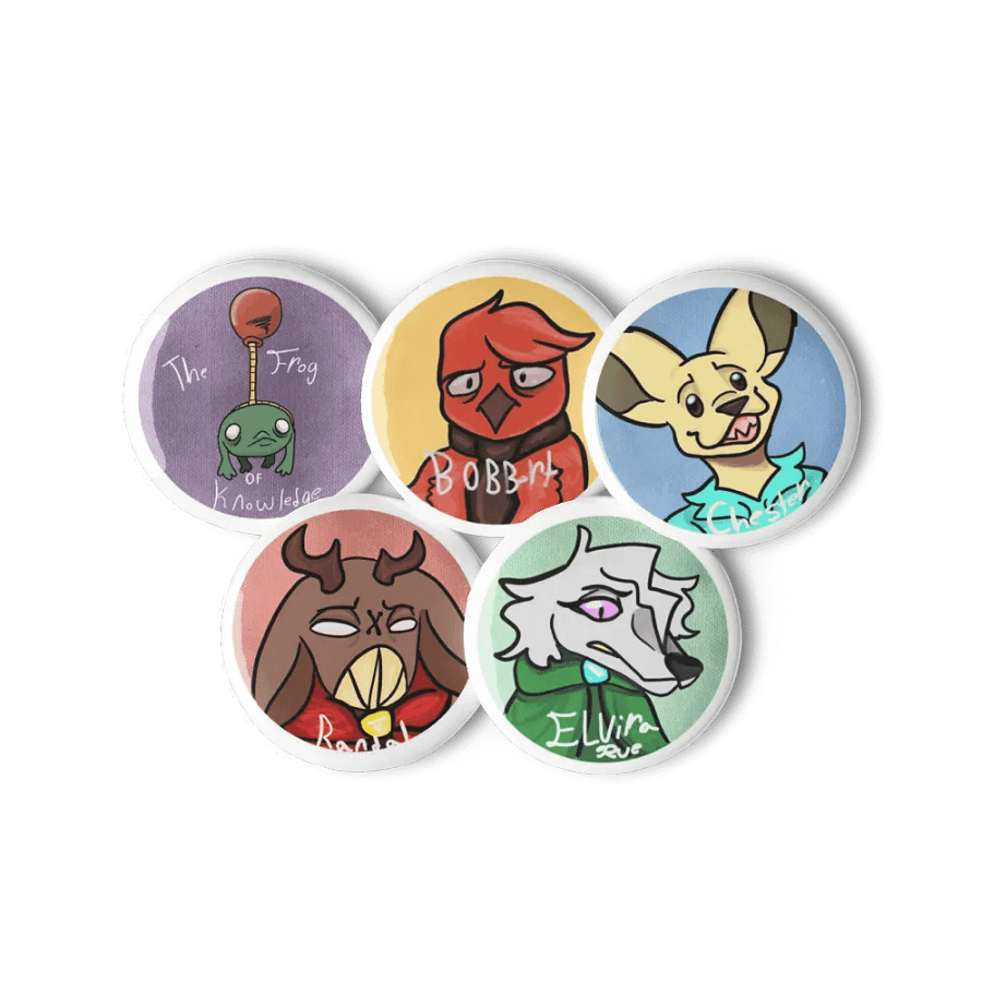 Rueined season 1: Pin Button Set product image (6)