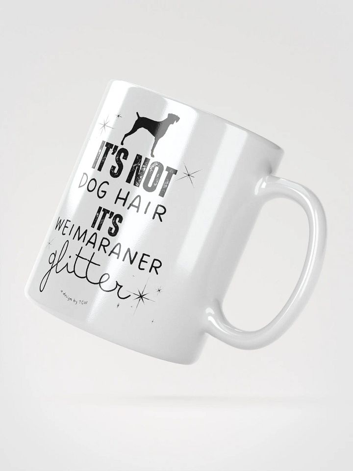 Weim Glitter - White Glossy Mug product image (2)