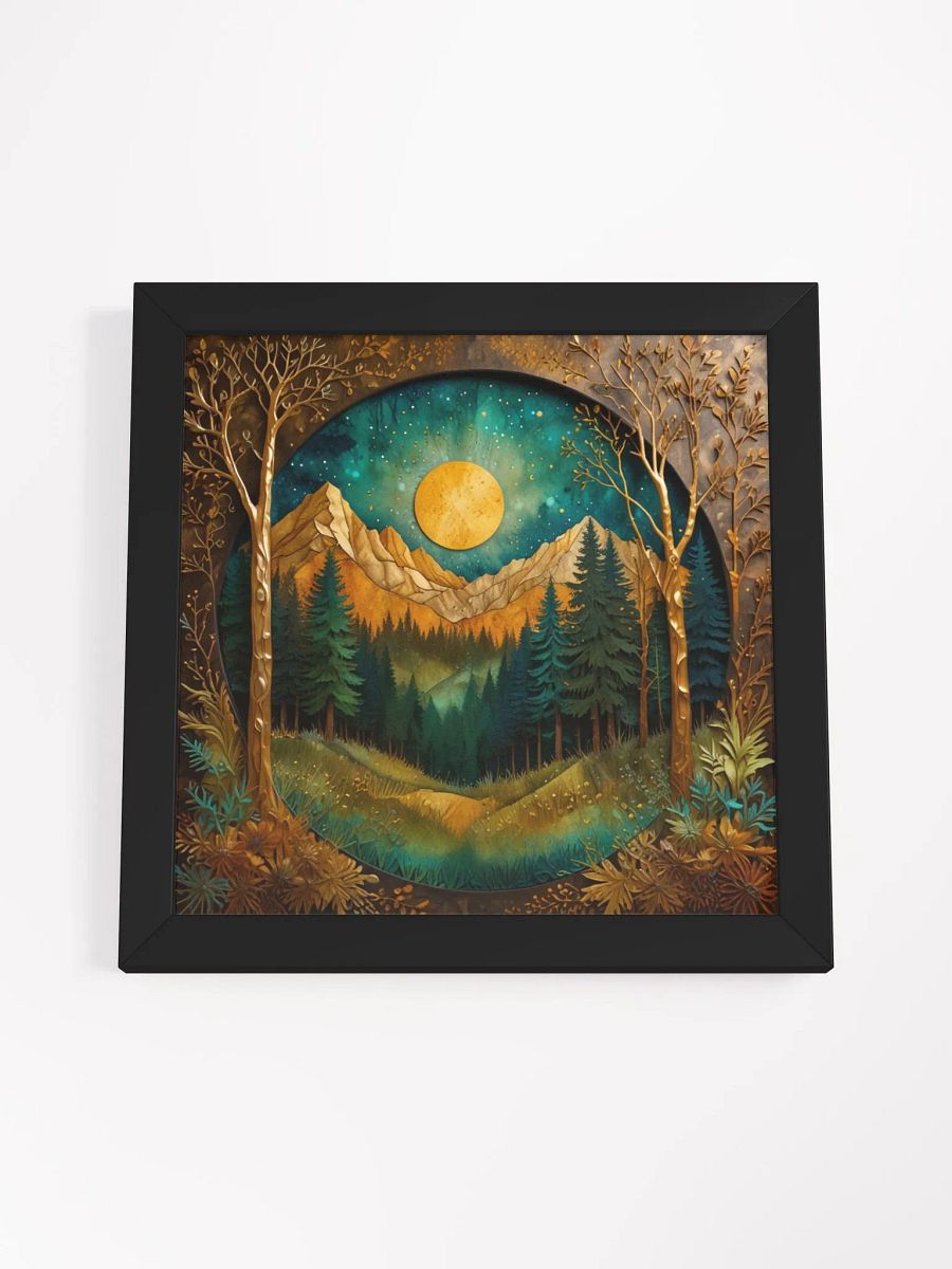 Starry Night Mountain Framed Poster product image (16)