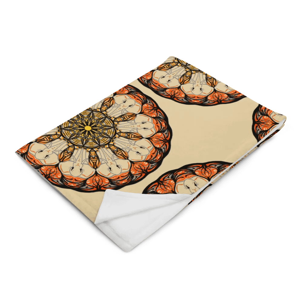 Mandala Elephants Throw Blanket product image (5)