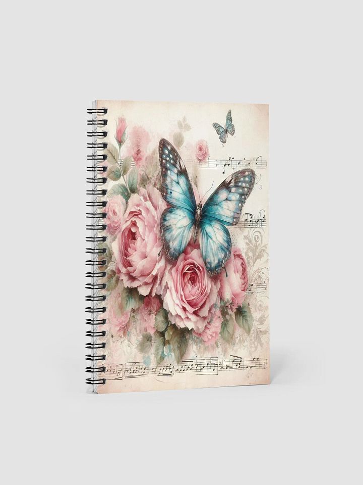 Blue Butterflies-Spiral Notebook product image (1)