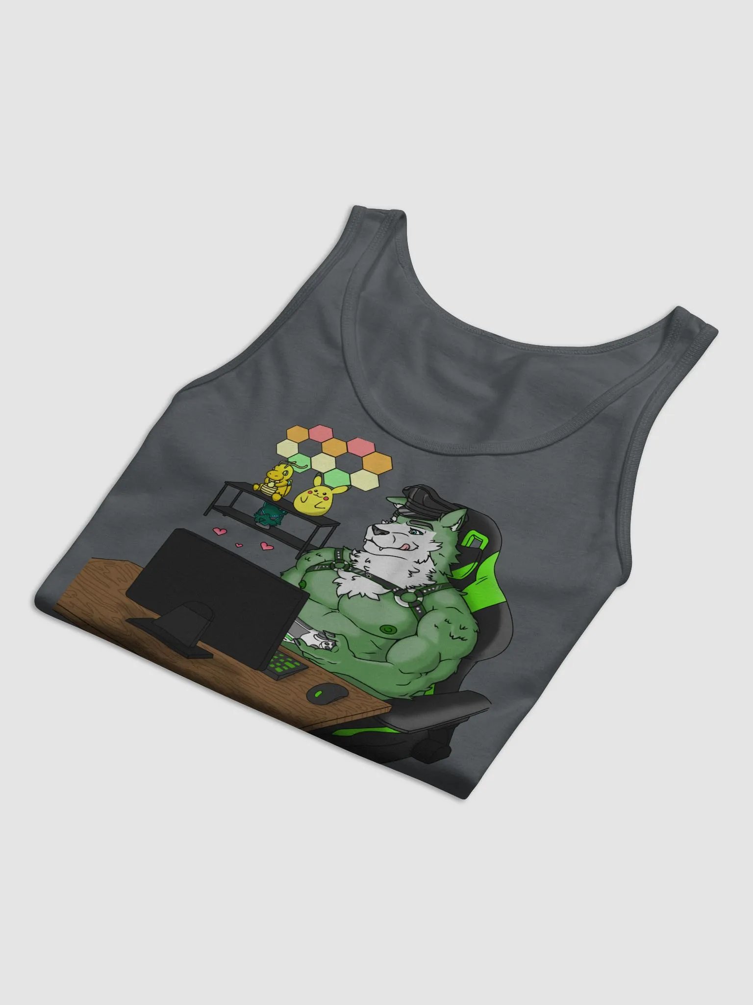 Kinky, Nerdy, & Flirty Tank Top (Dark Colors) product image (3)