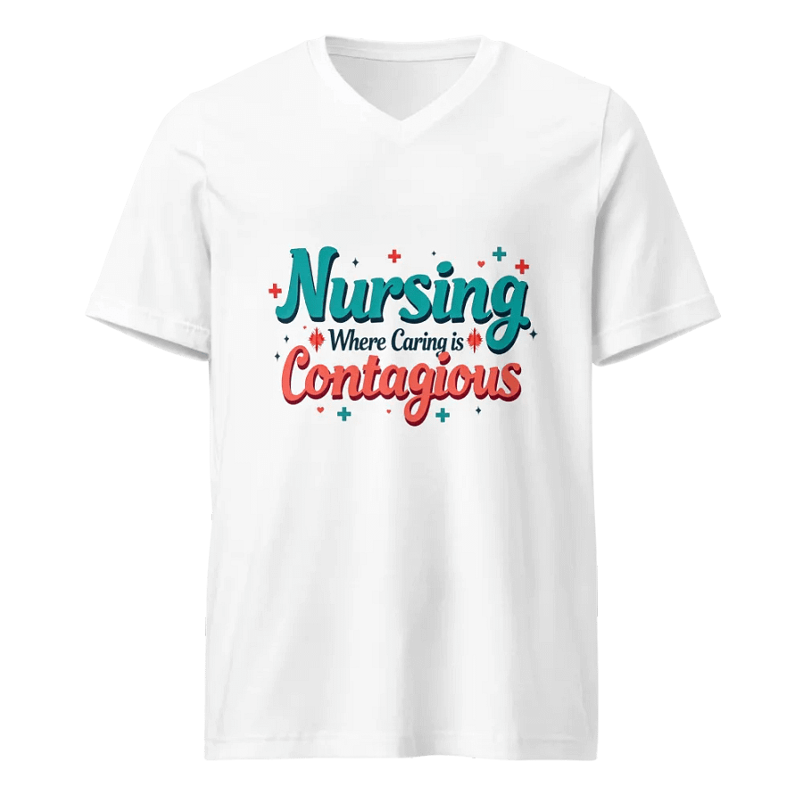 Contagious Care V-Neck Tee product image (1)
