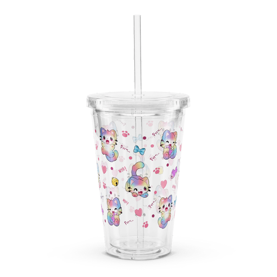 Rainbow Kitty Tumbler product image (1)