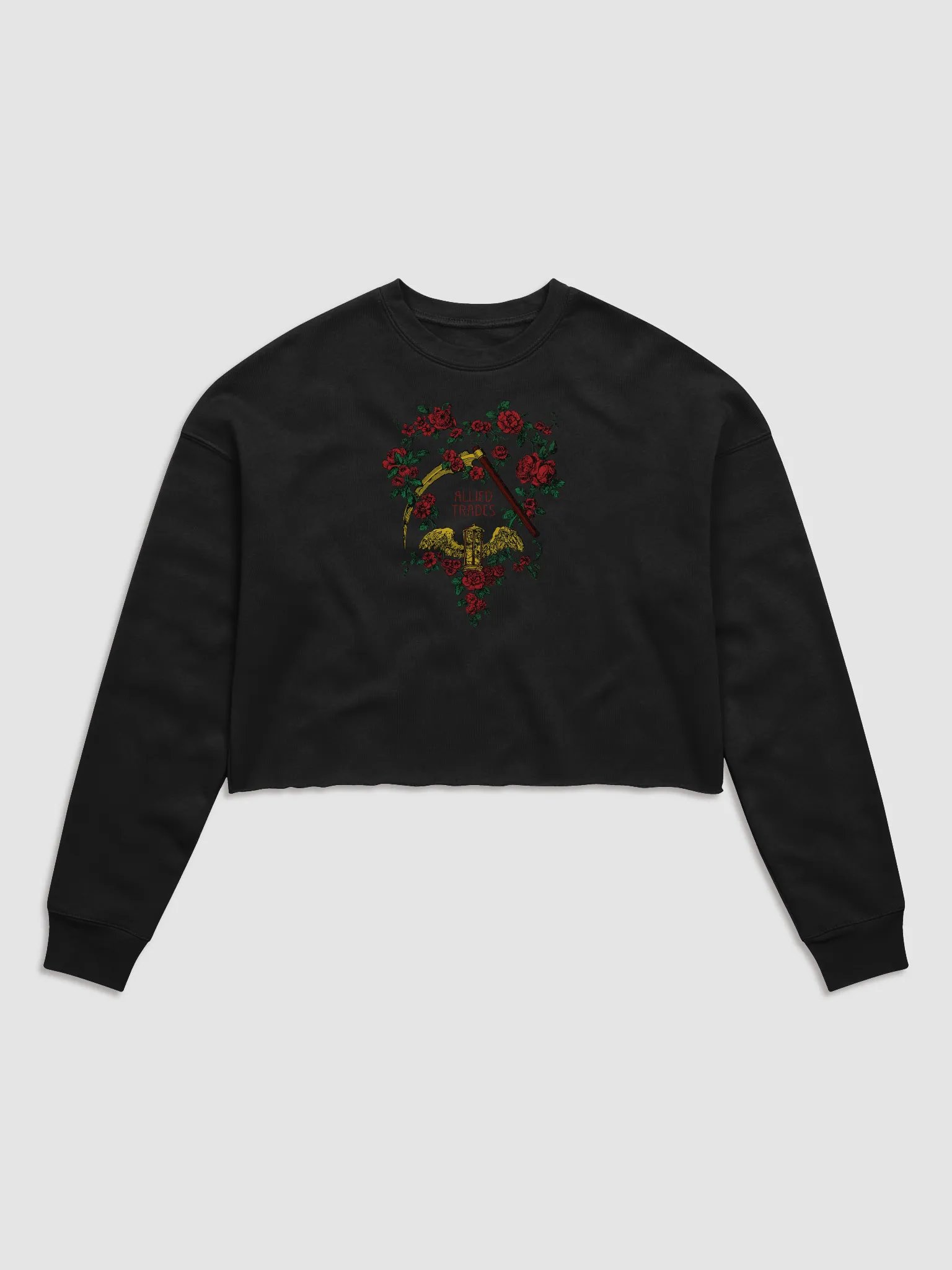 Revolutionary Rose Fleece Crop Sweatshirt product image (1)