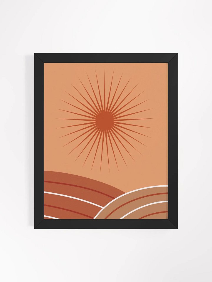Sunburst Serenity Framed Poster product image (10)