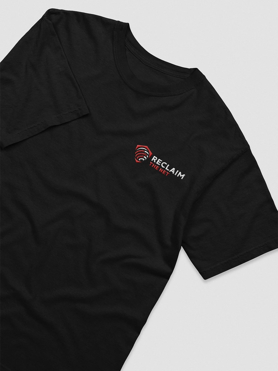 Reclaim The Net Logo Embroidered T-Shirt product image (3)