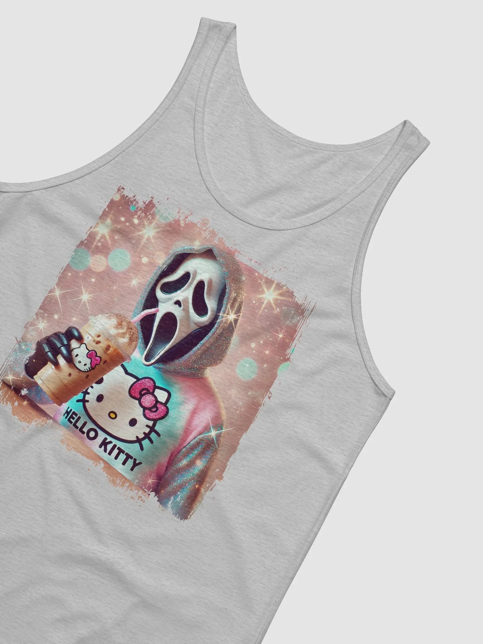 Ice Coffee Ghost Face killer Unisex Tank-Top product image (17)