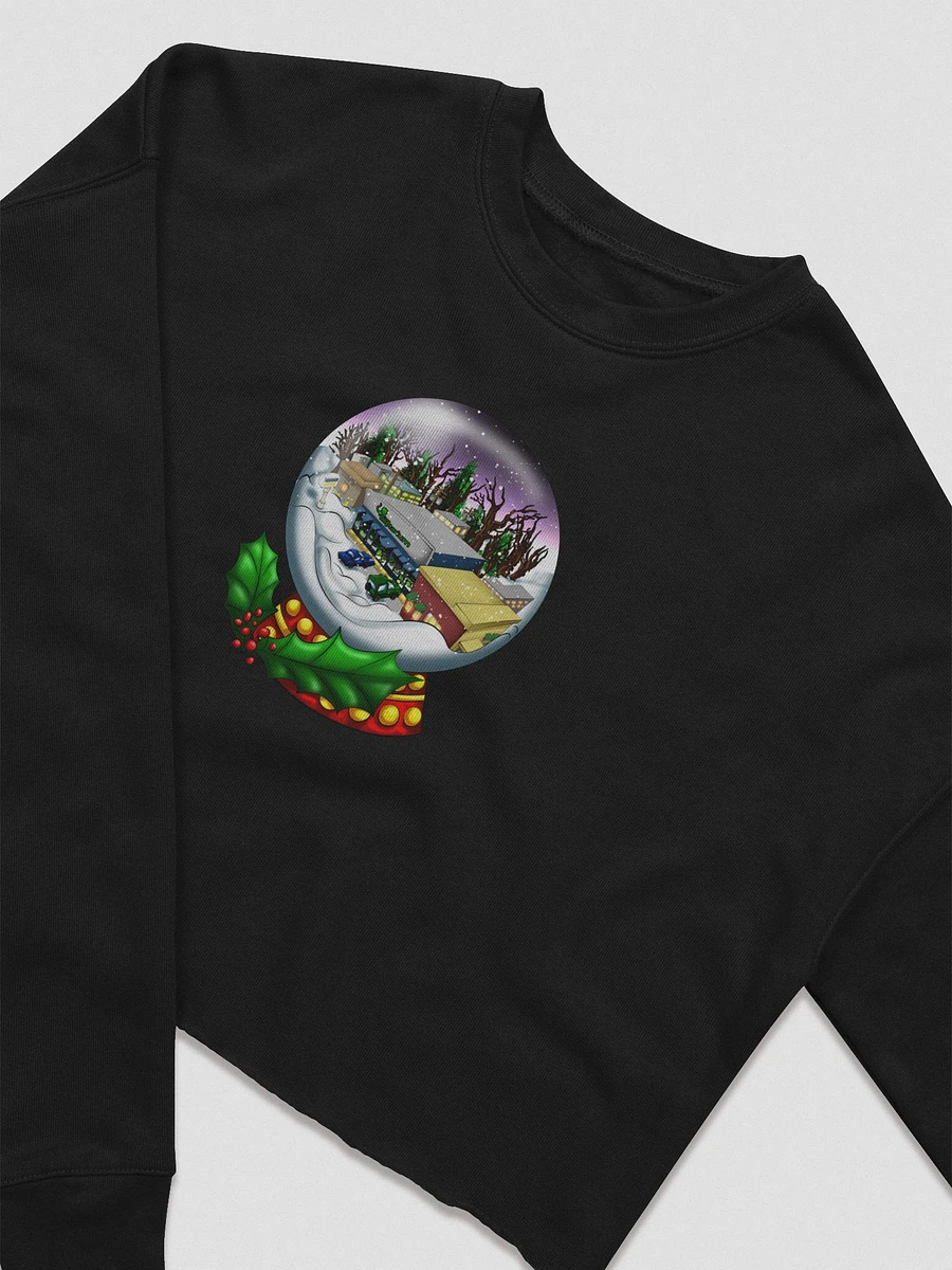 Christmas Globe - Crop Sweatshirt -🎄 🌎 product image (4)