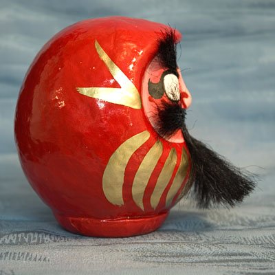 Bearded Daruma - 4.7 inch Japan Zen Buddhist Bodhidarma product image (2)