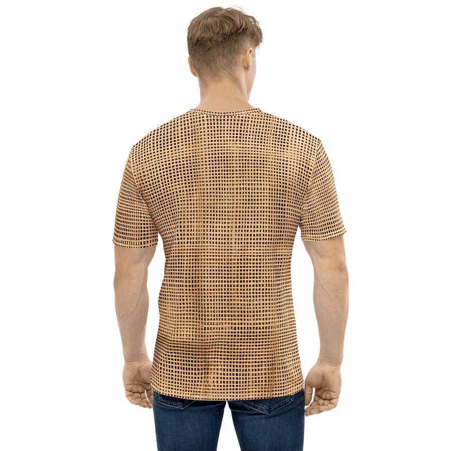 Custom Burlap Texture All-Over Print Tee product image (3)