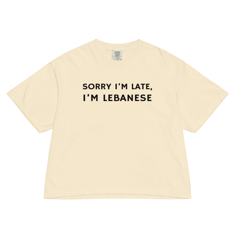 Sorry I'm Lebanese Women's Boxy T-shirt product image (1)