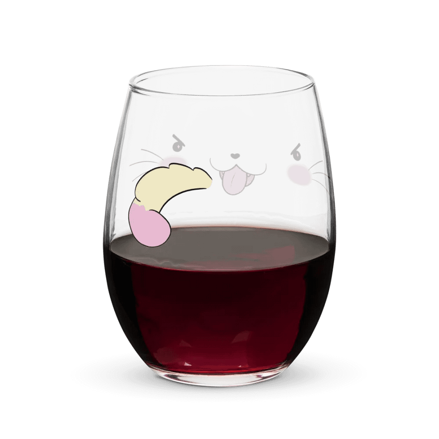 Peach Stemless Wine Glass product image (6)