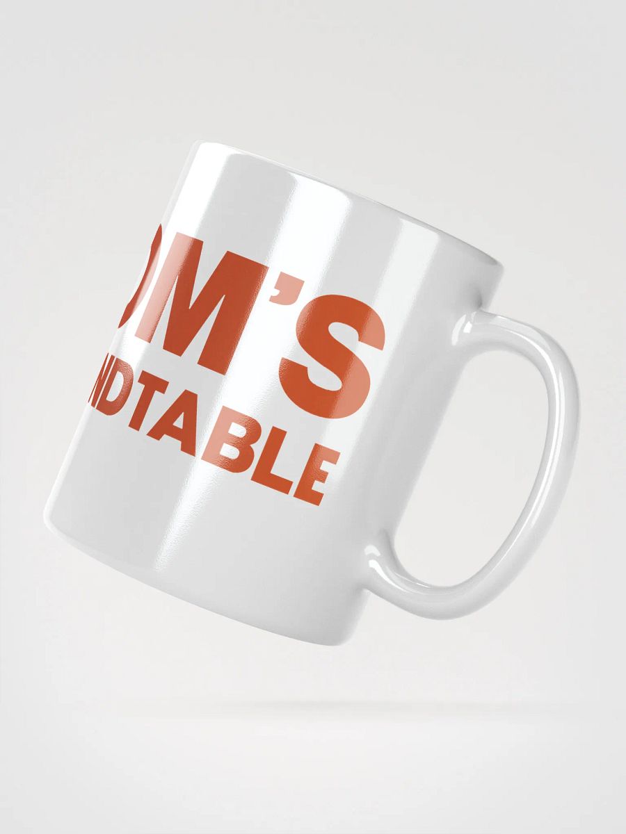 Dom's Roundtable White Glossy Mug product image (2)