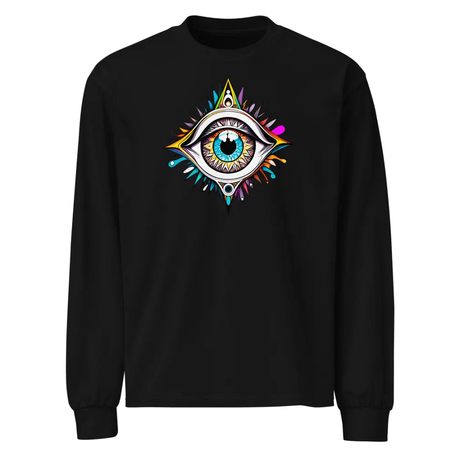 [Open Eye] - Unisex Premium Heavyweight Long Sleeve Shirt product image (1)