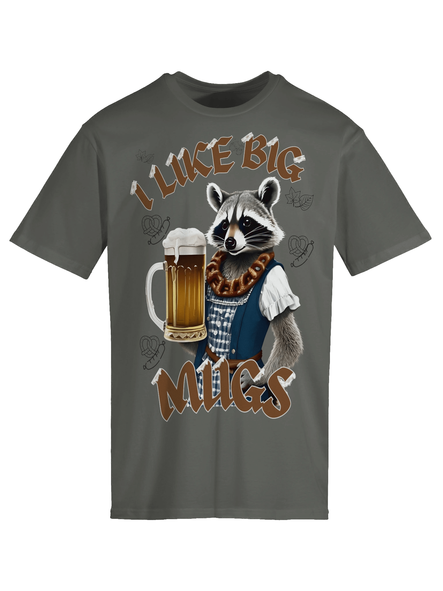 AS Colour Unisex Premium T-Shirt. Oktoberfest, I Like Big Mugs product image (4)