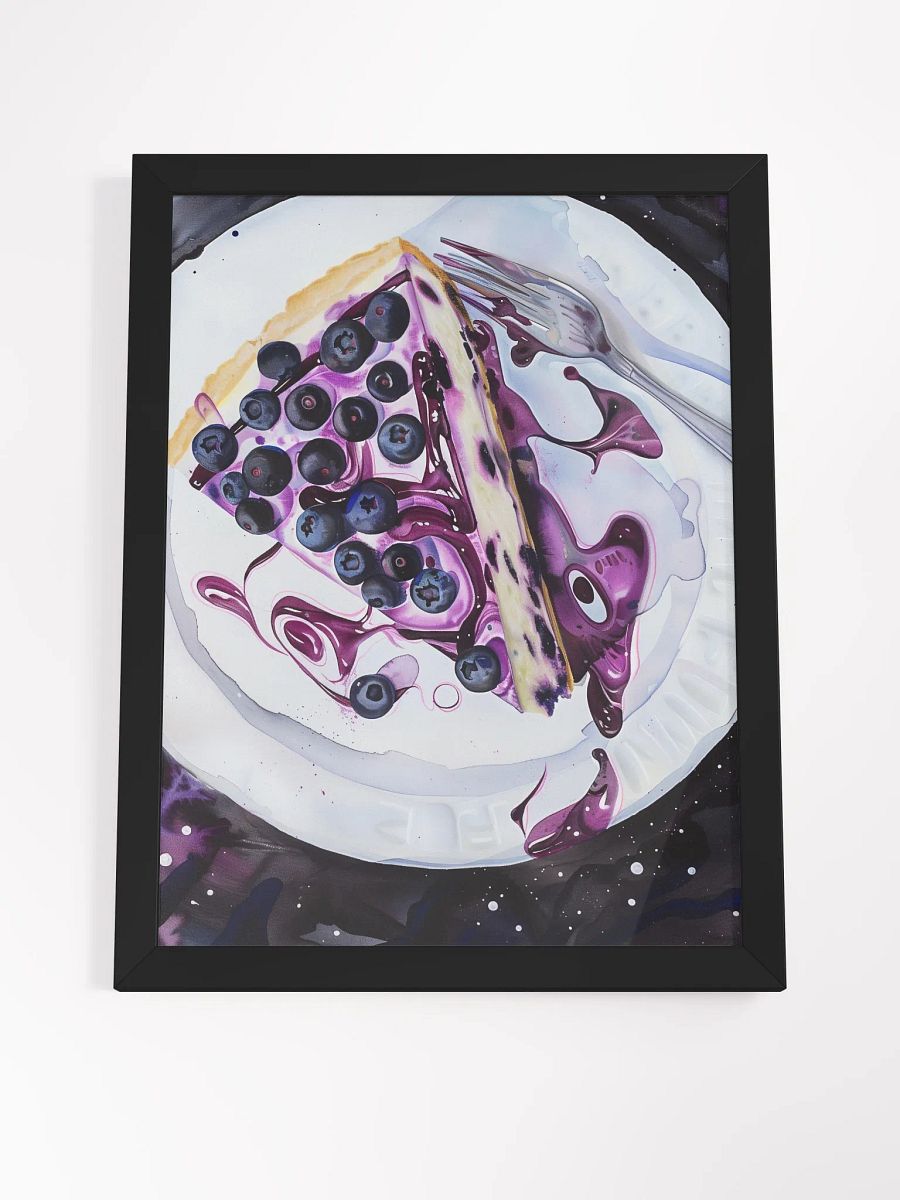 Blueberry Indulgence Framed Matte Poster product image (8)