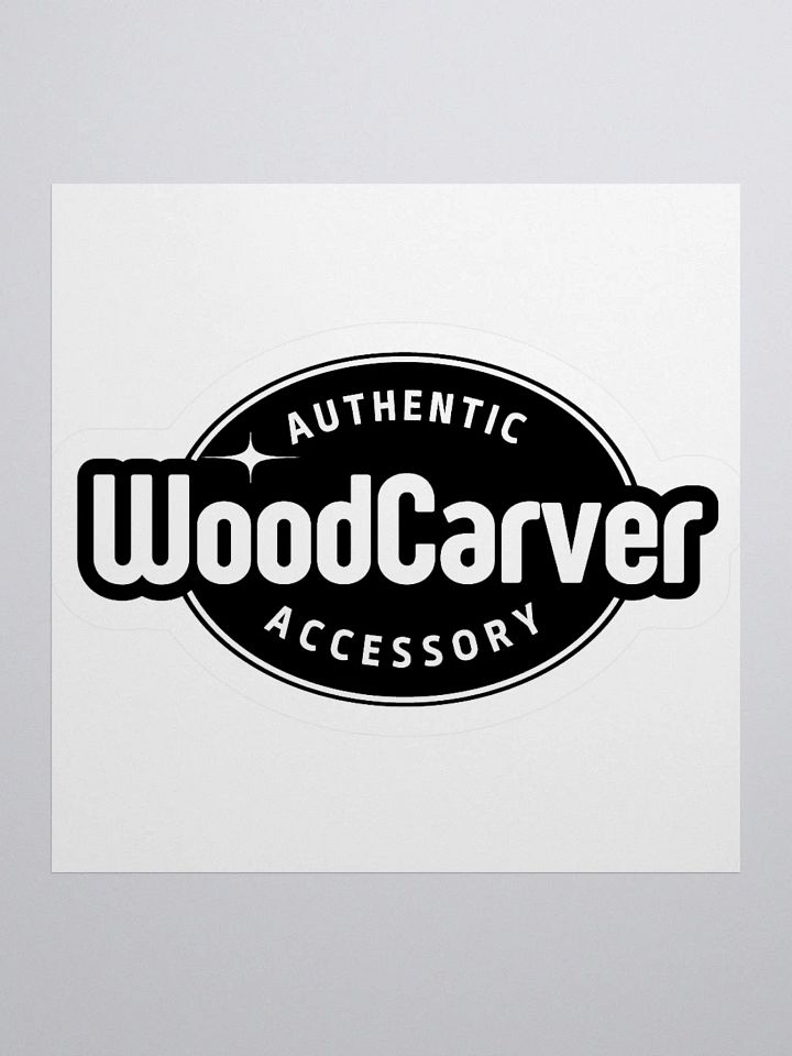 Authentic WoodCarver Accessory Sticker product image (1)