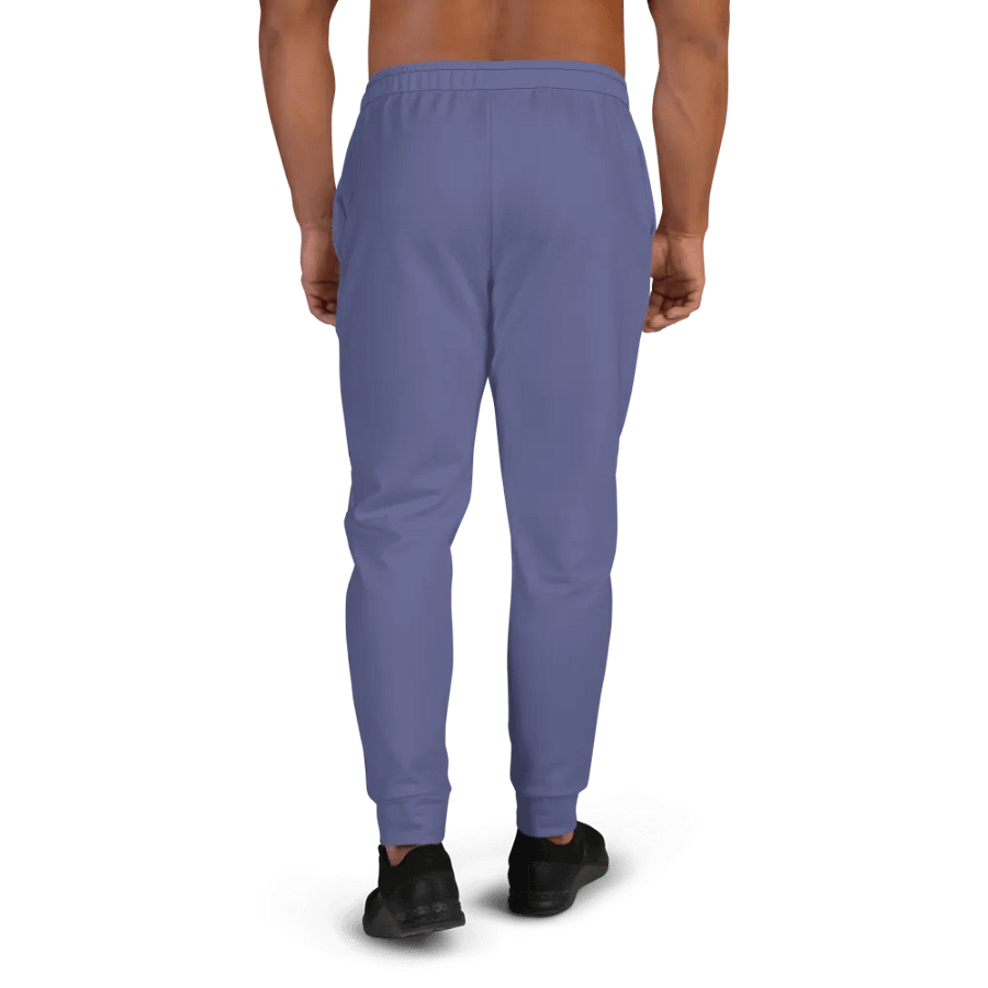 Plain Dark Purple Soft Summer Recycled Polyester Premium Men's Joggers by Treasure Pie product image (4)