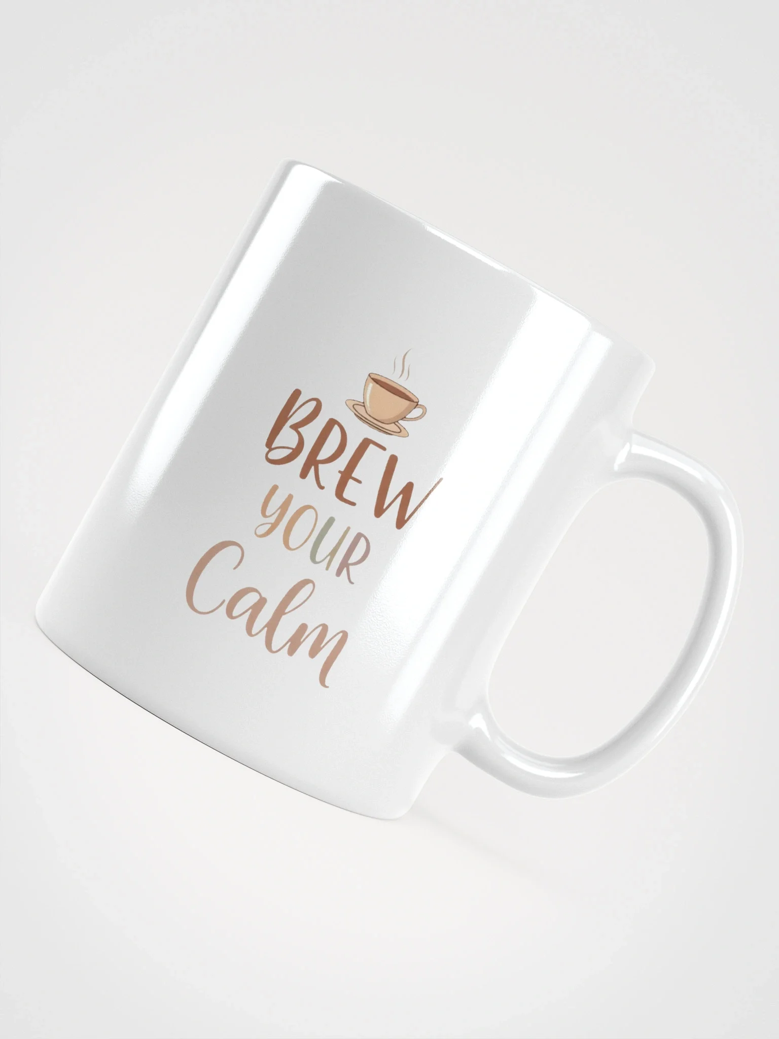 Brew Your Calm Mug – Relaxing Coffee & Tea Ceramic Cup for Stress Relief & Mindfulness product image (5)