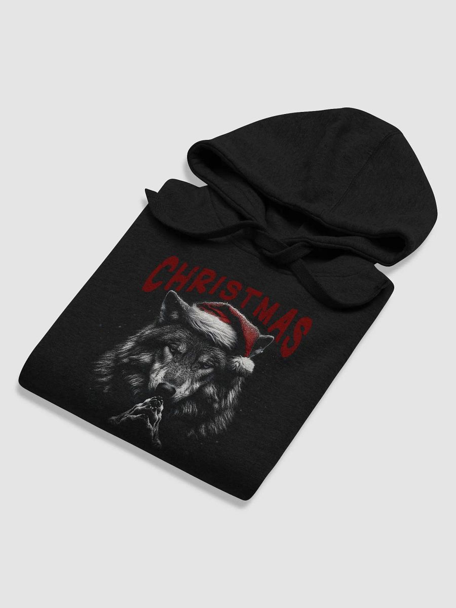 Santa Paws Wolf Christmas Hoodie product image (22)