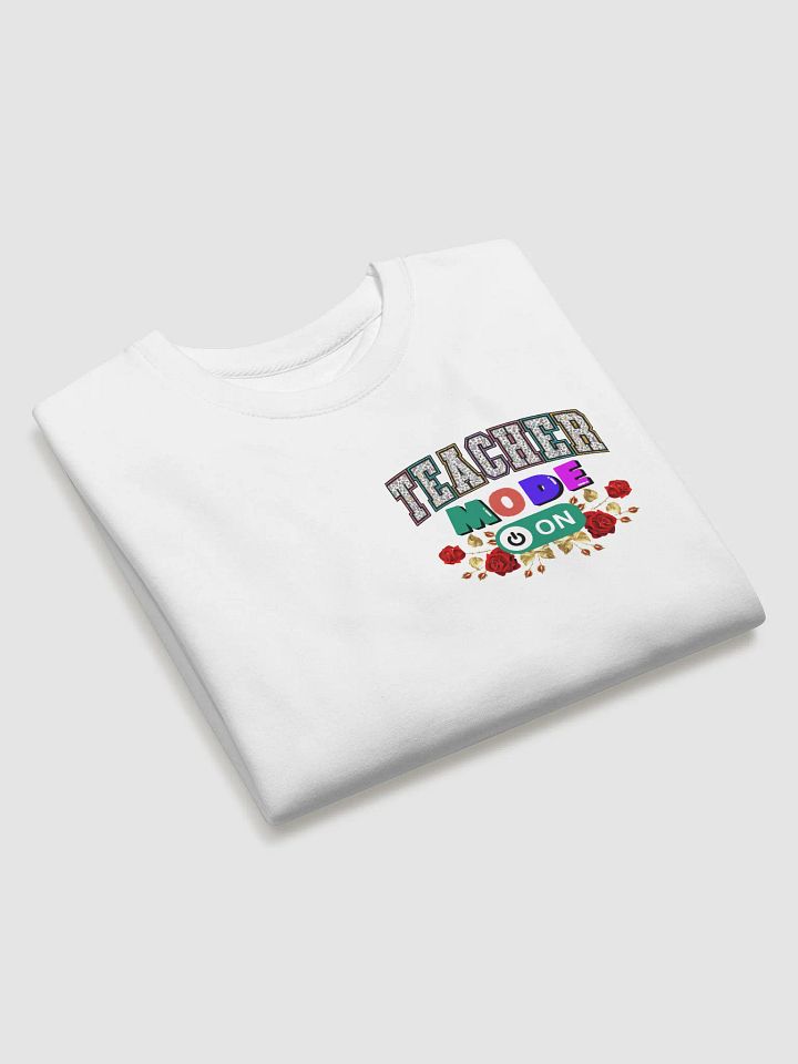 Teacher Mode On, Floral Teachers Heritage Sweatshirt - Pocket product image (12)