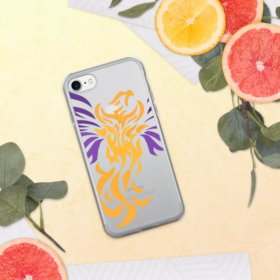 Rising Phoenix Clear Phone Case product image (11)