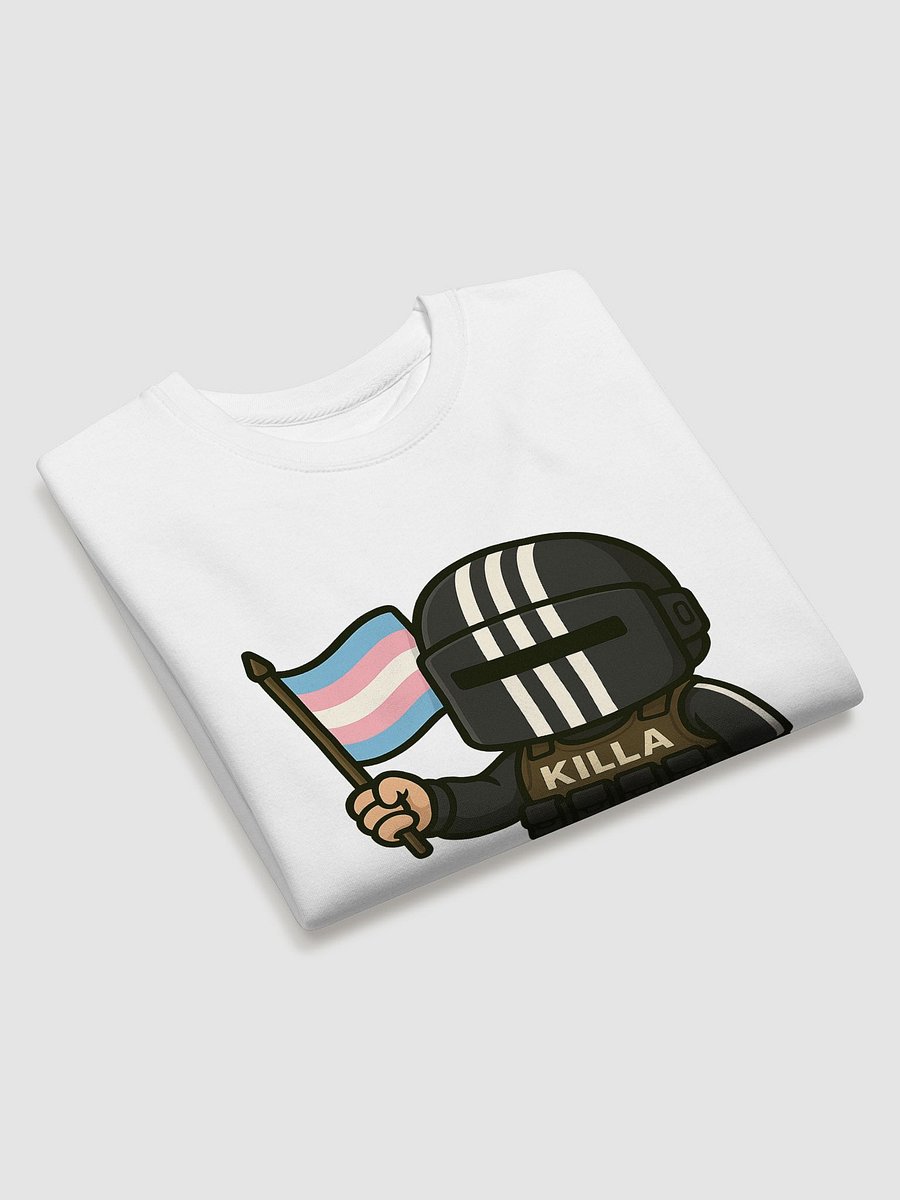 Raid With Pride – Trans Edition Sweatshirt (White) product image (3)