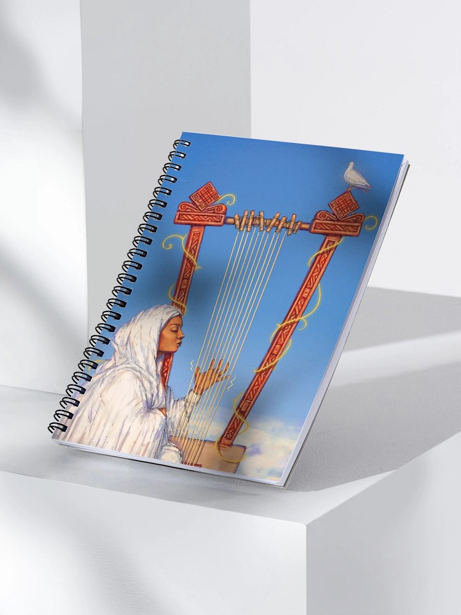 Ethiopian Orthodox Mezmur Debter Spiral Notebook – Ge’ez Amharic Hymn Journal for Church & Prayer Use-Spiral Notebook product image (4)
