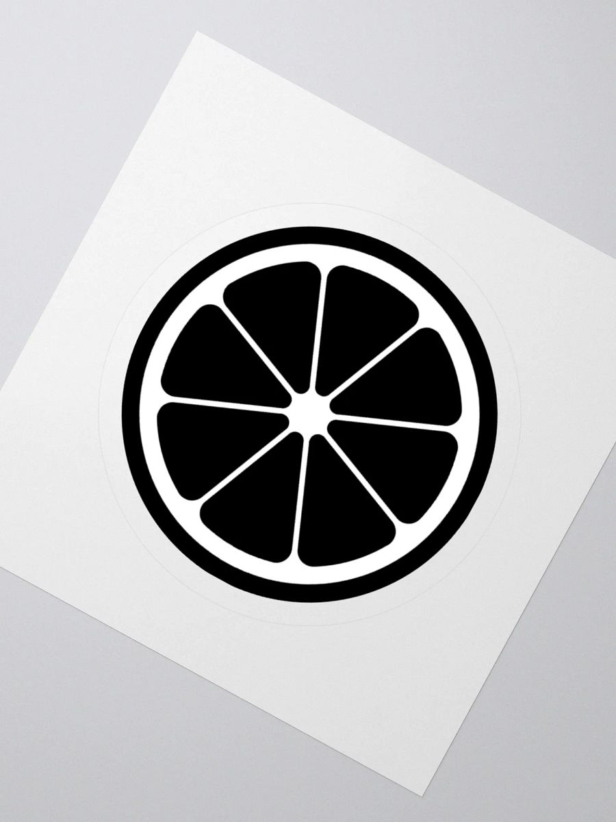 MIKAN Sticker(White×Black) product image (2)