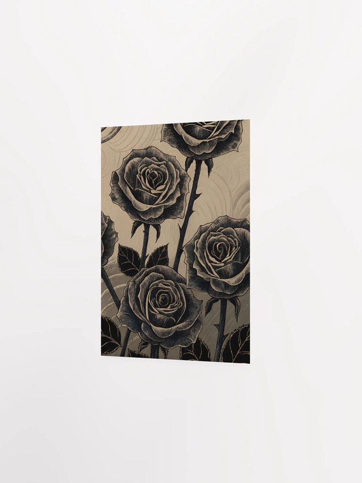 Ethereal Noir Roses Poster product image (5)